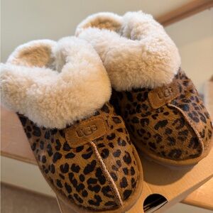 UGG Natural Leopard Coquette Slippers